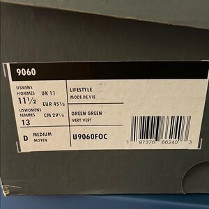 New Balance 9060 Green Lifestyle Sneakers 🔥🔥🔥🍀❎ Summer Heat🤑